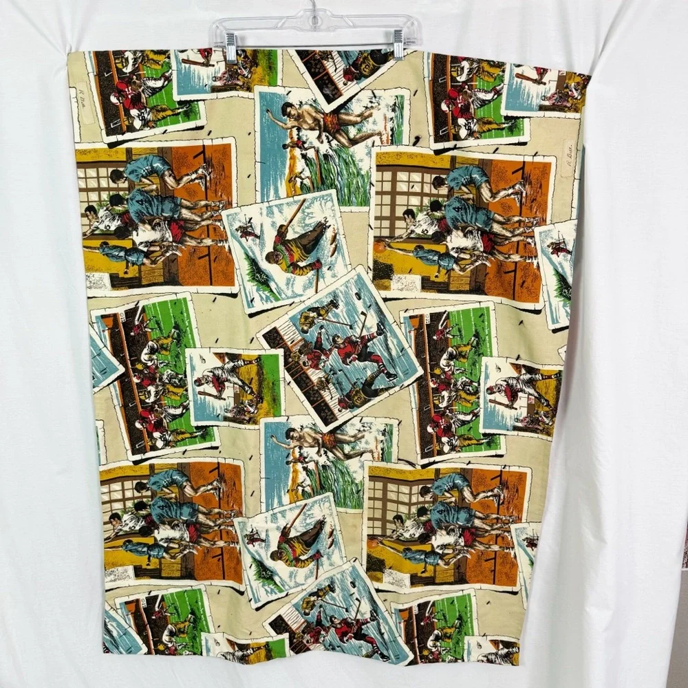 Colorful Vintage Scrap Patchwork Hand Tied Lap Quilt Throw Blanket 36 x 46